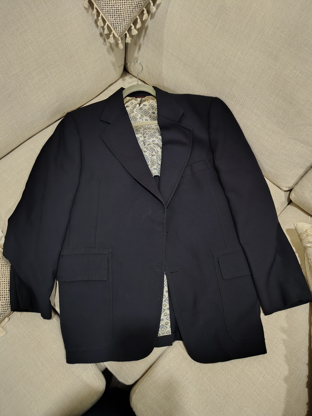 Vintage Jack Nicklaus Golden Bear Sports Blazer 42L Navy Old Money Preppy